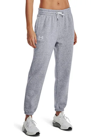 Under Armour Broeken Icon Fleece Jogger Mod Gray Light Heather/ White L