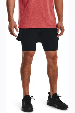 Under Armour Korte broek Vanish Elite 2in1 Short Black/ Black L