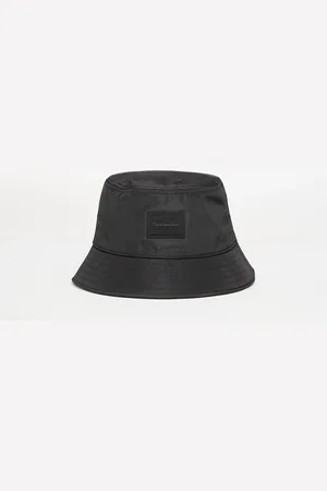 Calvin Klein Jeans Mono Logo Patch Bucket Hat Black Universal