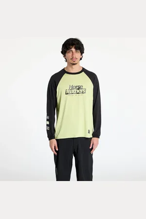 Horsefeathers T-shirt Spike Long Sleeve Bike Jersey Nile/ Black L