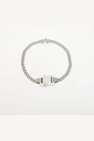 1017 ALYX 9SM Buckle Necklace With Charm Silver L
