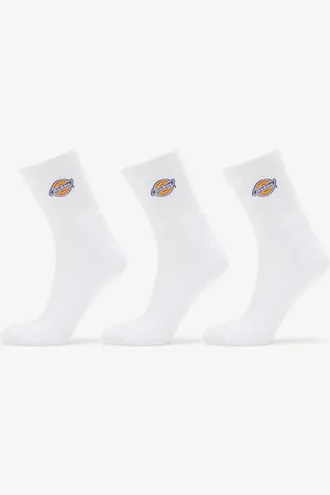 Dickies Valley Grove Socks 3-Pack White 39-42