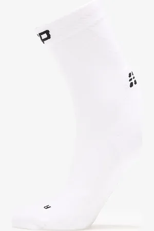 CEP Mid Cut Socks 5.0 White L