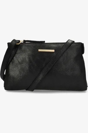 Fred de la Bretoniere Crossbody bag Lenny Metallic Zwart
