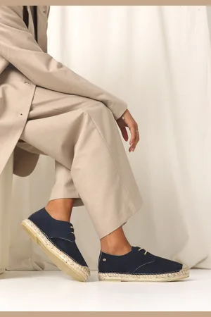 Fred de la Bretoniere Espadrille Mili Luna Donker Blauw