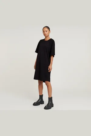 G-Star Saddle Sleeve Loose T-Shirt Jurk - - Dames