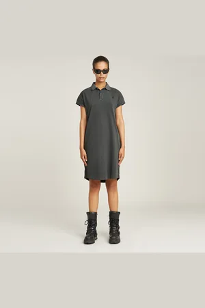 G-Star Seam Detail Polo Jurk - - Dames