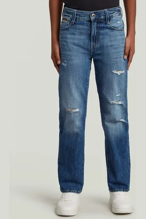 G-Star Victoria Straight Destroy Jeans Meisjes - - meisjes