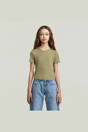 G-Star Slim Crop T-shirt Meisjes - - meisjes