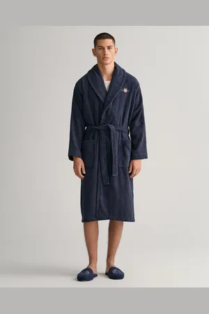 GANT Home Archive Shield badjas van badstof (S)