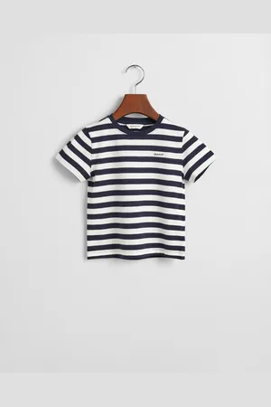 GANT Kids Kids Shield T-shirt met strepen (98/104)