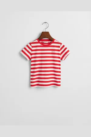 GANT Kids Kids Shield T-shirt met strepen (92)