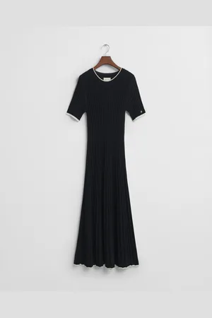 GANT Women Contrast ribgebreide jurk (XS)