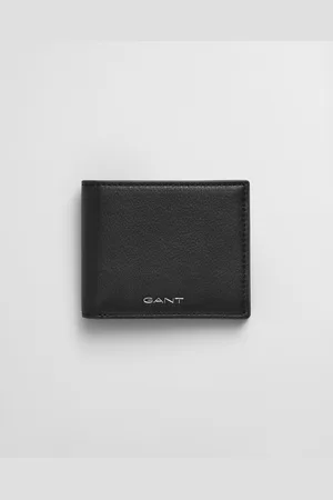 GANT Men Dubbelgevouwen portemonnee van leer (ONE SIZE)