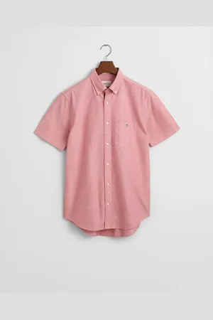 GANT Men Regular Fit klassiek Oxford-overhemd met korte mouwen (S)