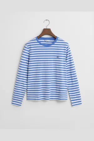 GANT Women Shield T-shirt met lange mouwen en strepen (XS)