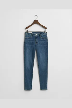 GANT Women Slim Fit indigo stretchjeans (XS)