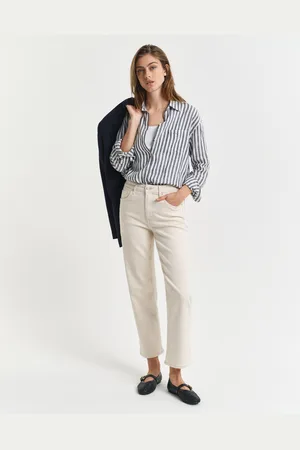 GANT Women Straight Leg ecru jeans (31)