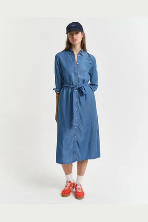 GANT Women hemdjurk van chambray (34)