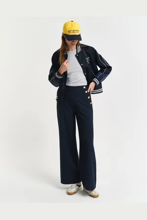GANT Women Broek met hoge taille en knopen (32)
