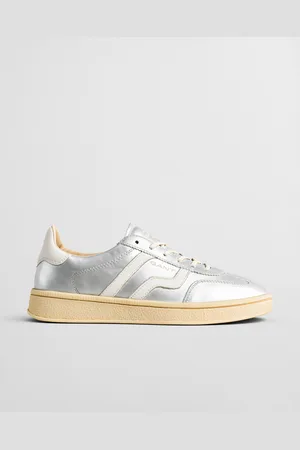 GANT Women Cuzima metallic leren sneakers (37)