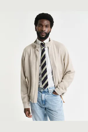 GANT Men Linnen Harrington jack (M)