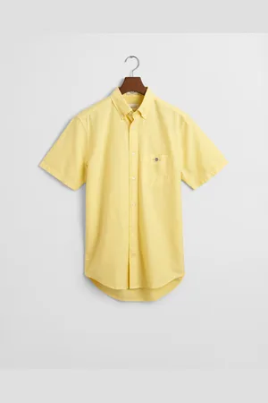 GANT Men Regular Fit klassiek Oxford-overhemd met korte mouwen (S)