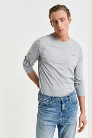 GANT Men Shield T-shirt met lange mouwen (M)