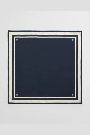 GANT Women Monogram Detail zijden sjaal (ONE SIZE)