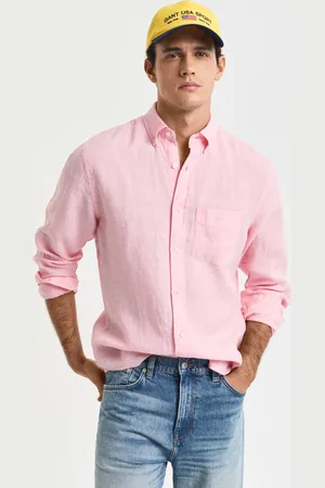 GANT Men Regular Fit linnen hemd (S)