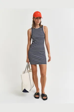 GANT Women Gestreepte tankjurk van jersey (XS)