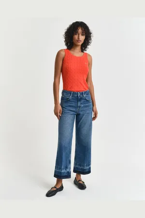 GANT Women Jeans met omgeslagen zoom en details (26)