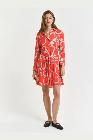 GANT Women hemdjurk met Sailing-print (34)