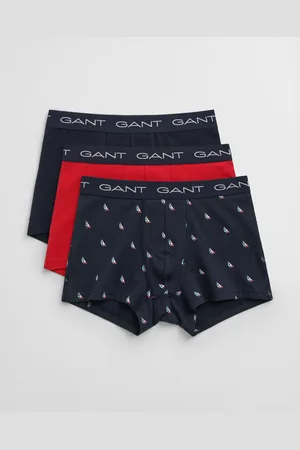 GANT Men Set van drie boxershorts met botenprint (S)