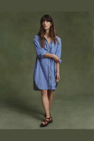 GANT Women Oversized hemdjurk met strepen (38)