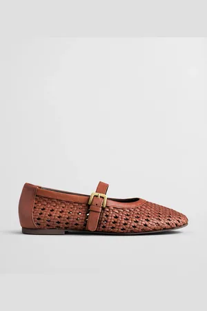 GANT Women Chadii platte schoenen van gevlochten leer (37)