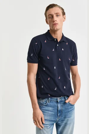 GANT Men Graphic poloshirt met geborduurde boot (S)