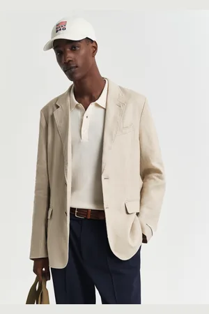GANT Men Regular Fit linnen blazer (46)