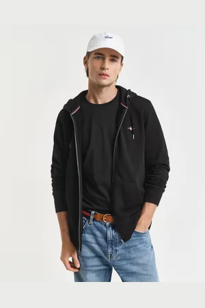 GANT Men Shield hoodie met ritssluiting (S)