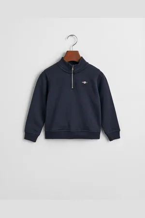GANT Kids Kids Shield sweatshirt met korte rits (92)