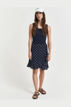 GANT Women Rok met ruches en stippenprint (36)