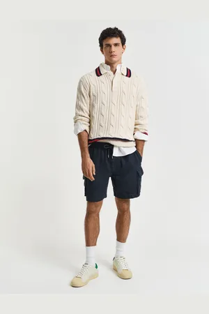 GANT Men Regular Fit linnen cargoshort (S)