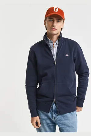 GANT Men Shield sweatshirt met ritssluiting (XS)