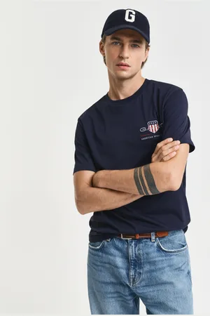 GANT Men Embroidered Archive Shield T-Shirt (XS)