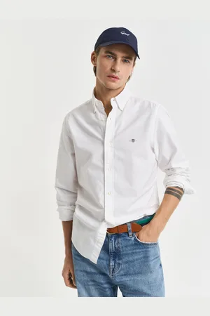 GANT Men Slim Fit klassiek Oxford-hemd (S)