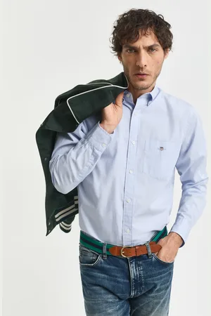 GANT Men Regular Fit Classic hemd van poplin (S)