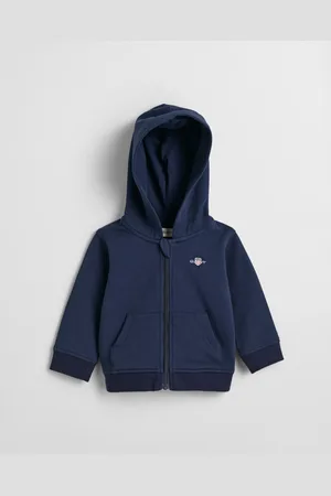 GANT Kids Baby Shield hoodie met ritssluiting (68)