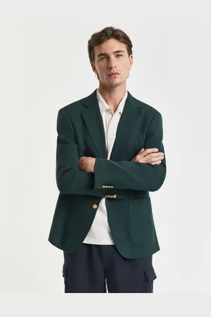 GANT Men Slim Fit Club blazer van katoen (46)