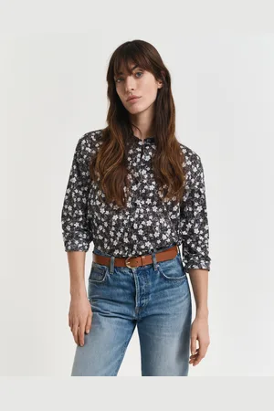 GANT Women Regular Fit hemd met bloemenprint van katoenvoile (34)
