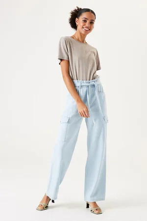 Garcia Wide fit Cargo Jeans - Morning Blue